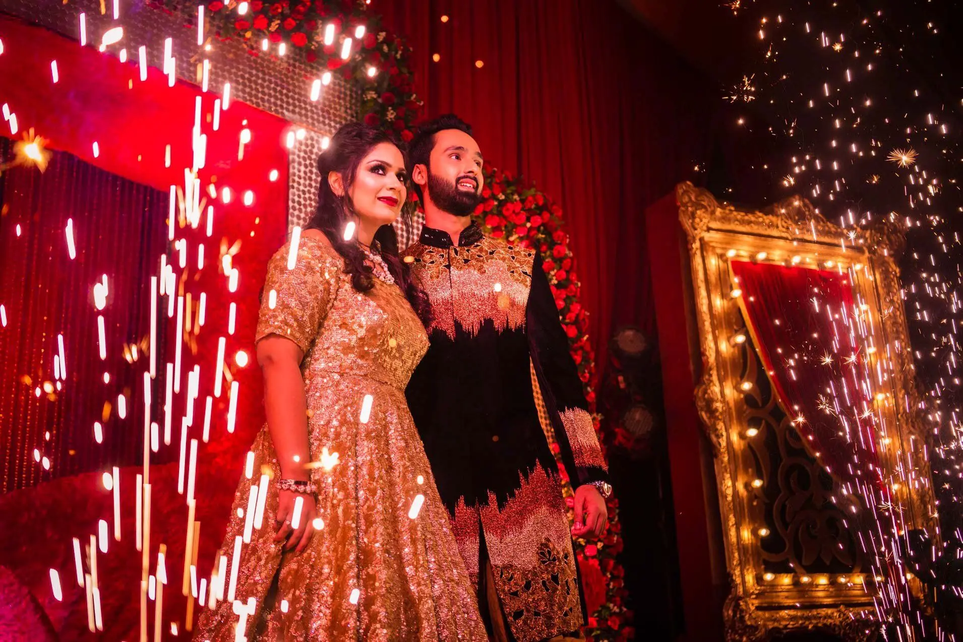 Couple grand entry lalit hotels.JPG